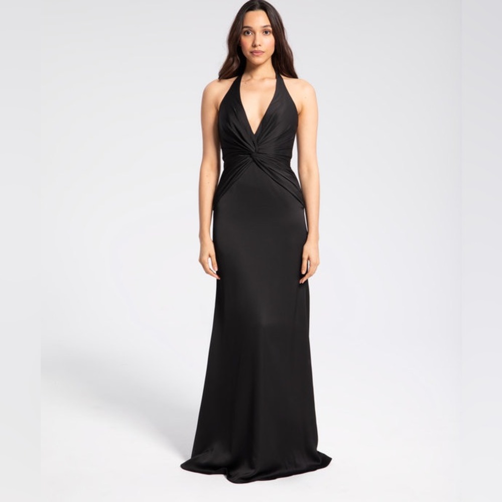 Hayley Paige | 52210 | Black crepe de chine
